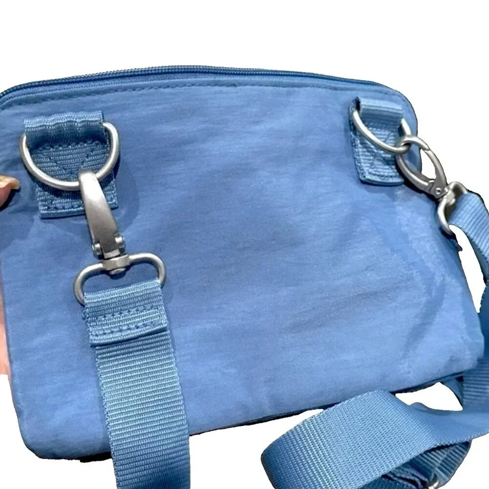 Baggallini Blue Pink Mini Everyday Crossbody Bag - Picture 6 of 7